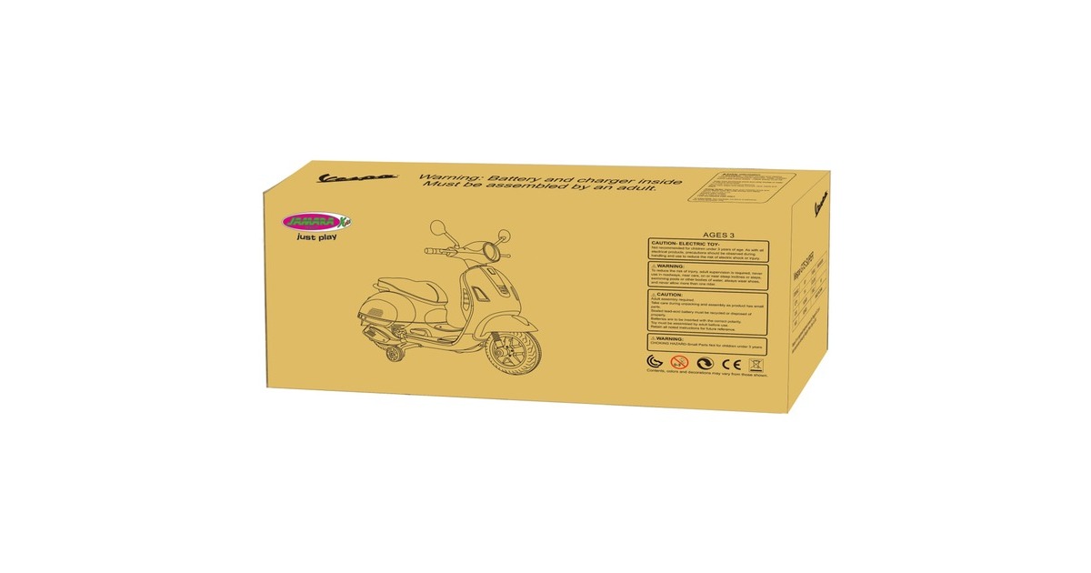 Jamara Ride-on Vespa GTS 125, Kinderfahrzeug(rot, 12 V)