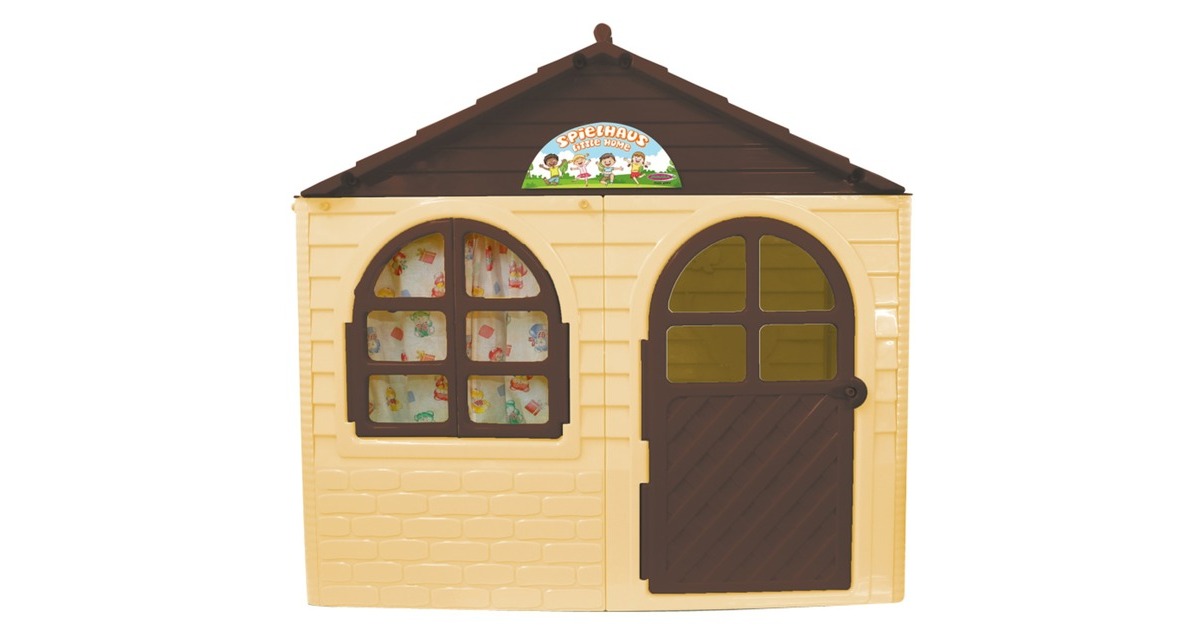Jamara Spielhaus Little Home, Gartenspielgerät(beige/braun)