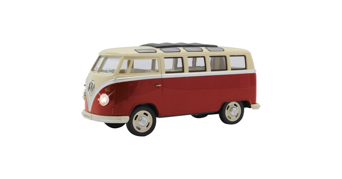 Jamara VW T1 Bus, Modellfahrzeug(creme/rot)