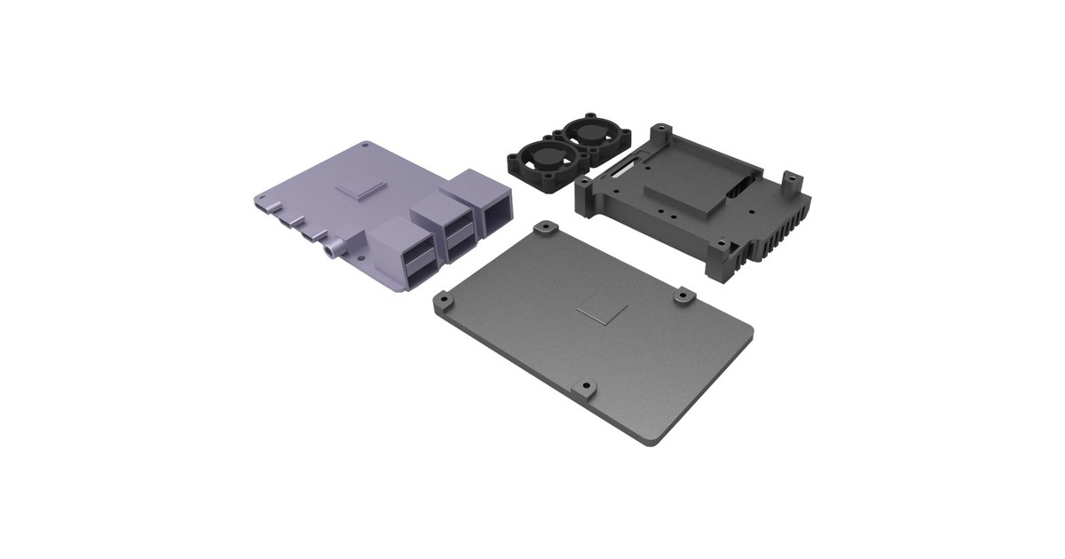 Joy-IT Aluminiumgehäuse + FAN Raspberry Pi 4