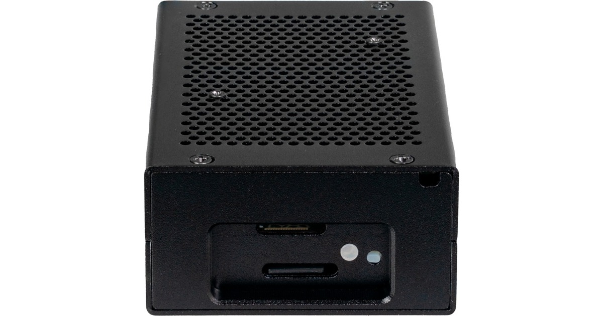 Joy-IT Aluminiumgehäuse für Raspberry Pi 5(schwarz)