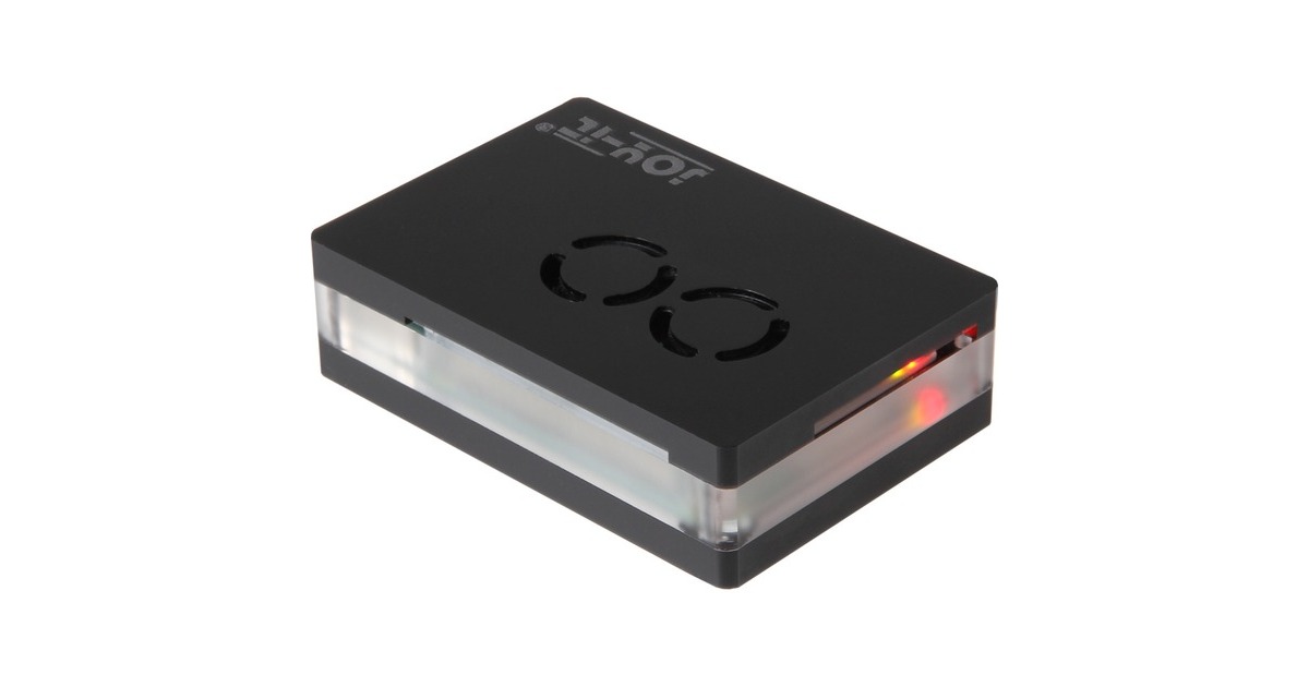 Joy-IT RB-CASEP4+03B für Raspberry Pi 4 B, Gehäuse(schwarz/transparent) Joy-IT RB-CASEP4+03B für Raspberry Pi 4 B, Gehäuse(schwarz/transparent)