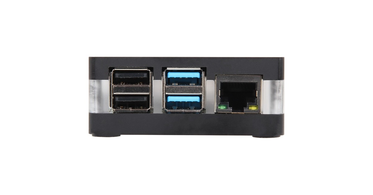Joy-IT RB-CASEP4+03B für Raspberry Pi 4 B, Gehäuse(schwarz/transparent) Joy-IT RB-CASEP4+03B für Raspberry Pi 4 B, Gehäuse(schwarz/transparent)
