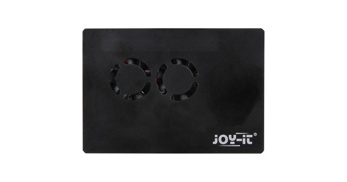 Joy-IT RB-CASEP4+03B für Raspberry Pi 4 B, Gehäuse(schwarz/transparent) Joy-IT RB-CASEP4+03B für Raspberry Pi 4 B, Gehäuse(schwarz/transparent)