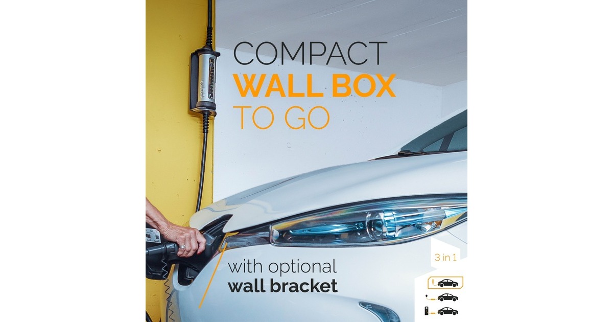 Juice Technology JUICE BOOSTER 2 Swiss EV Set, Wallbox(anthrazit/schwarz, 1,4 - 22 kW, 3,1 Meter Kabel)