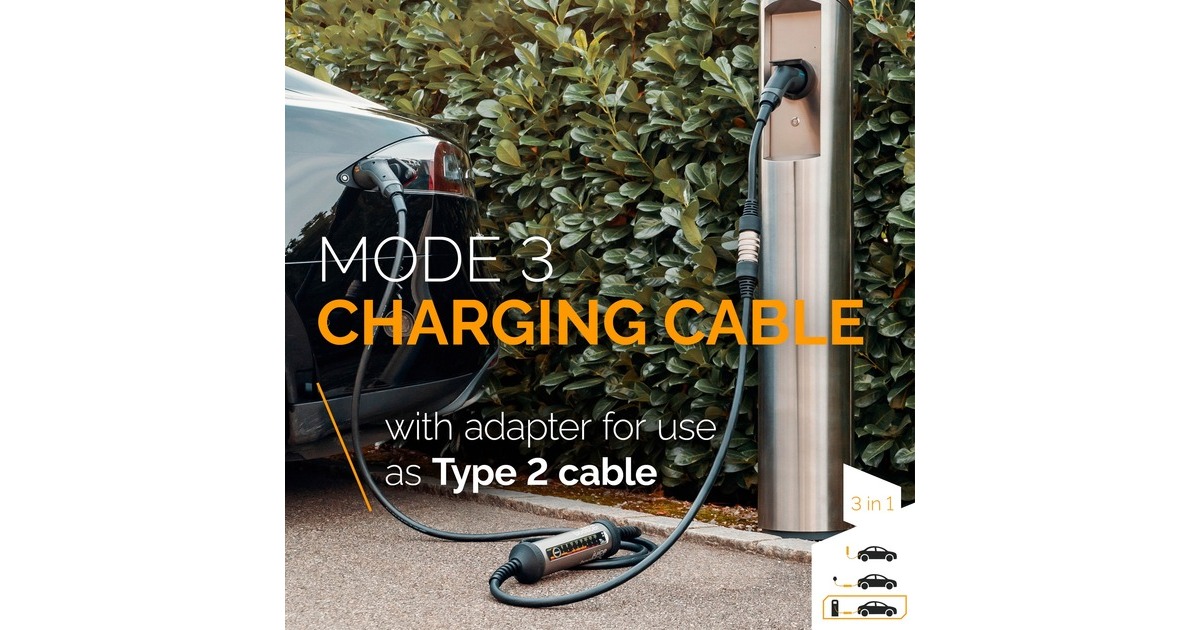 Juice Technology JUICE BOOSTER 2 Traveller Plus EV Set (EU), Wallbox(anthrazit/schwarz, 1,4 - 22 kW, 3,1 Meter Kabel)