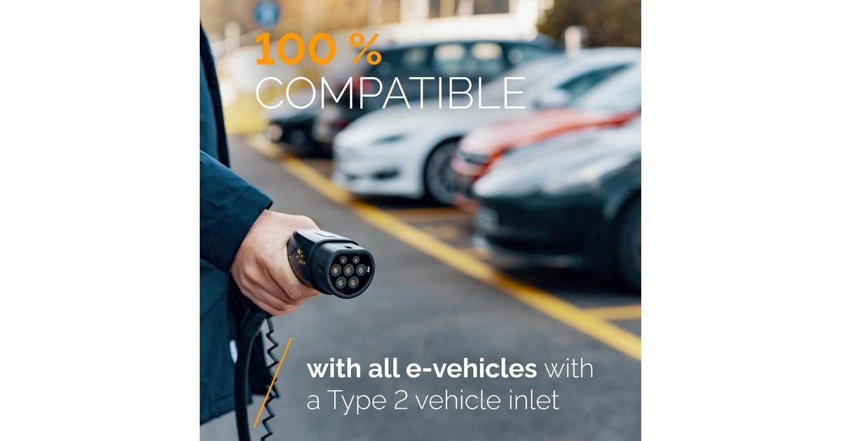 Juice Technology JUICE BOOSTER 2 Traveller Plus EV Set (EU), Wallbox(anthrazit/schwarz, 1,4 - 22 kW, 3,1 Meter Kabel)