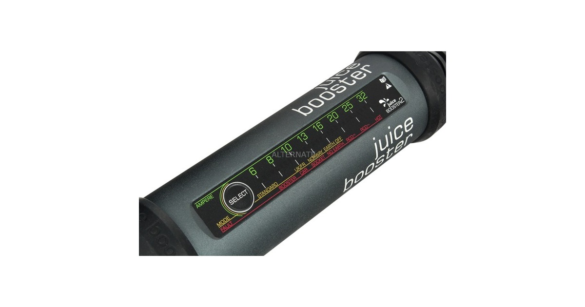 Juice Technology JUICE BOOSTER 2, inkl. CEE16 / 230V, 1-phasig, Wallbox(anthrazit/schwarz, 1,4 - 22 kW, 3,1 Meter Kabel)