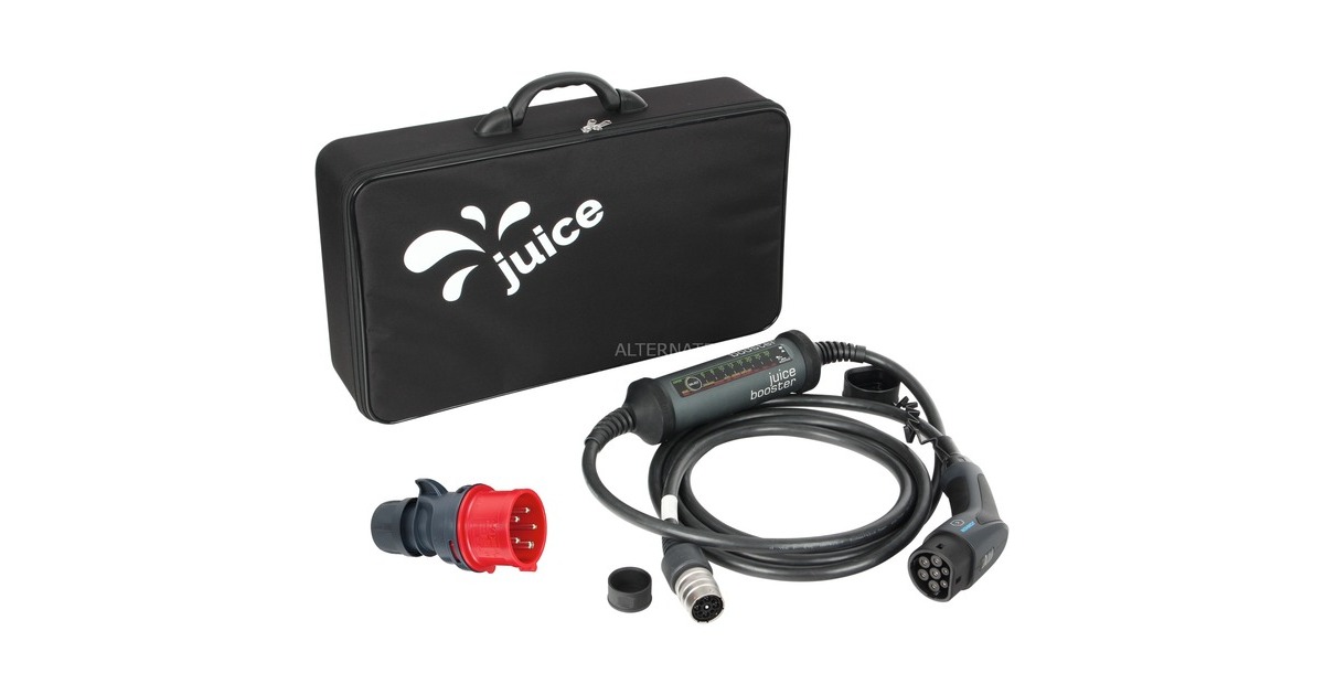 Juice Technology JUICE BOOSTER 2, inkl. CEE16 / 400V, 3-phasig, Wallbox(anthrazit/schwarz, 1,4 - 22 kW, 3,1 Meter Kabel) Juice Technology JUICE BOOSTER 2, inkl. CEE16 / 400V, 3-phasig, Wallbox(anthrazit/schwarz, 1,4 - 22 kW, 3,1 Meter Kabel)