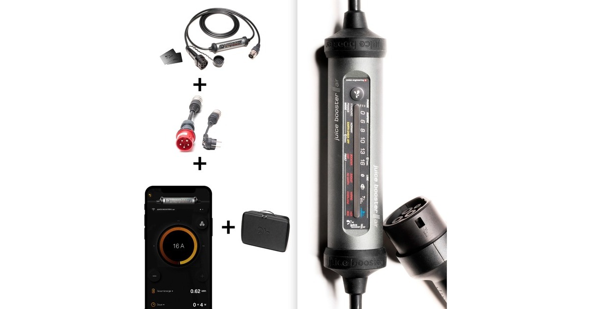 Juice Technology JUICE BOOSTER 3 air Country EU Basic Set, Wallbox(anthrazit/schwarz, 1,4 - 11 kW, 3,1 Meter Kabel) Juice Technology JUICE BOOSTER 3 air Country EU Basic Set, Wallbox(anthrazit/schwarz, 1,4 - 11 kW, 3,1 Meter Kabel)