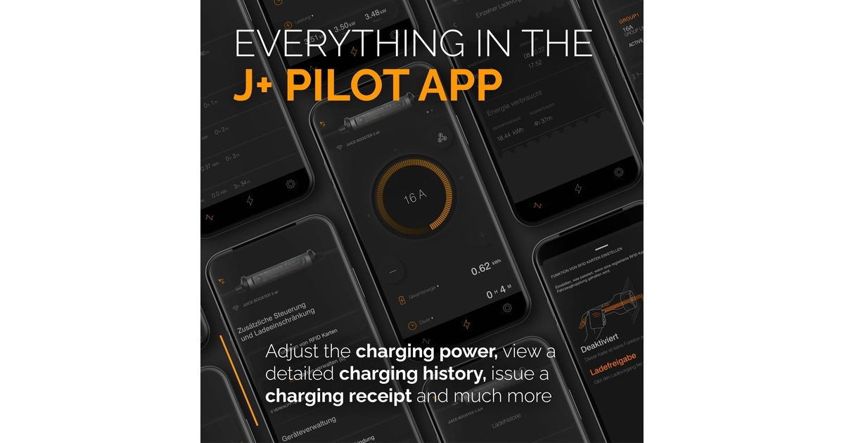 Juice Technology JUICE BOOSTER 3 air Country EU Traveller Plus Set, Wallbox(anthrazit/schwarz, 1,4 - 11 kW, 3,1 Meter Kabel)