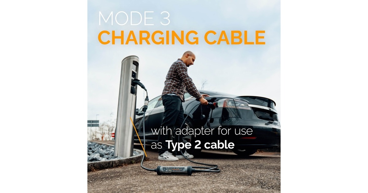 Juice Technology JUICE BOOSTER 3 air Country EU Traveller Set, Wallbox(anthrazit/schwarz, 1,4 - 11 kW, 3,1 Meter Kabel)