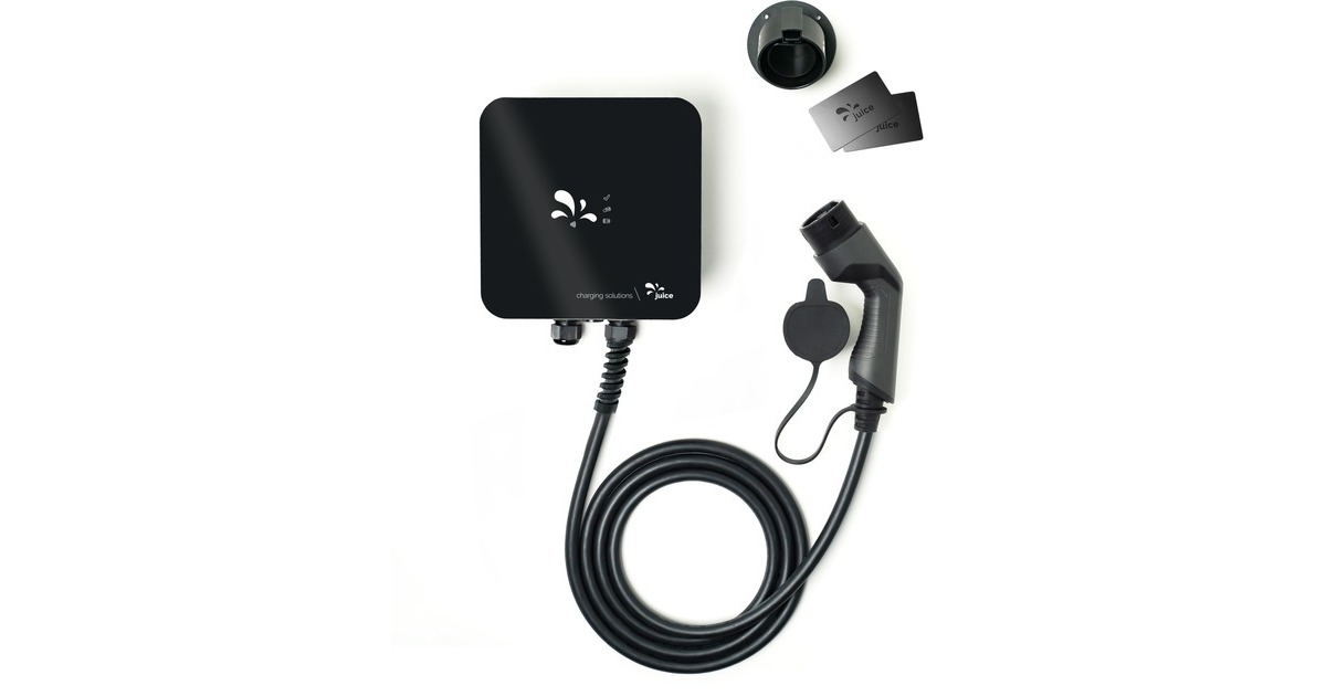 Juice Technology JUICE CHARGER me, Wallbox(schwarz/silber, 11 kW, 5 m Kabel, RFID, MID-Energiezähler) Juice Technology JUICE CHARGER me, Wallbox(schwarz/silber, 11 kW, 5 m Kabel, RFID, MID-Energiezähler)