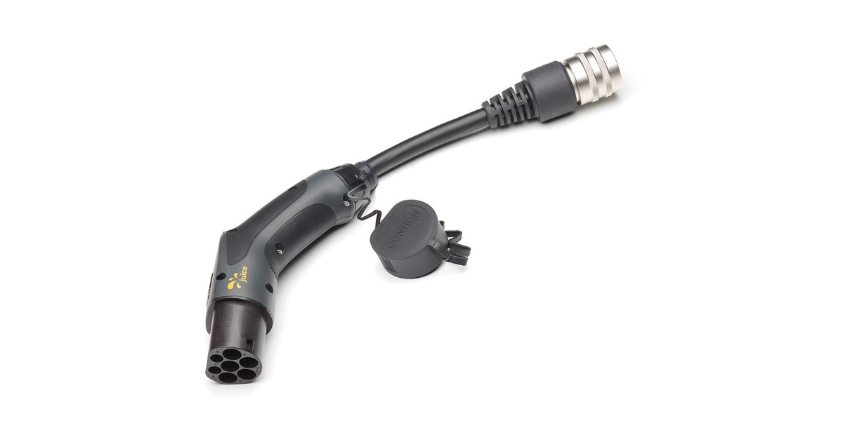 Juice Technology Sicherheitsadapter JUICE CONNECTOR, Typ 2 Ladestecker(schwarz, für JUICE BOOSTER 2) Juice Technology Sicherheitsadapter JUICE CONNECTOR, Typ 2 Ladestecker(schwarz, für JUICE BOOSTER 2)