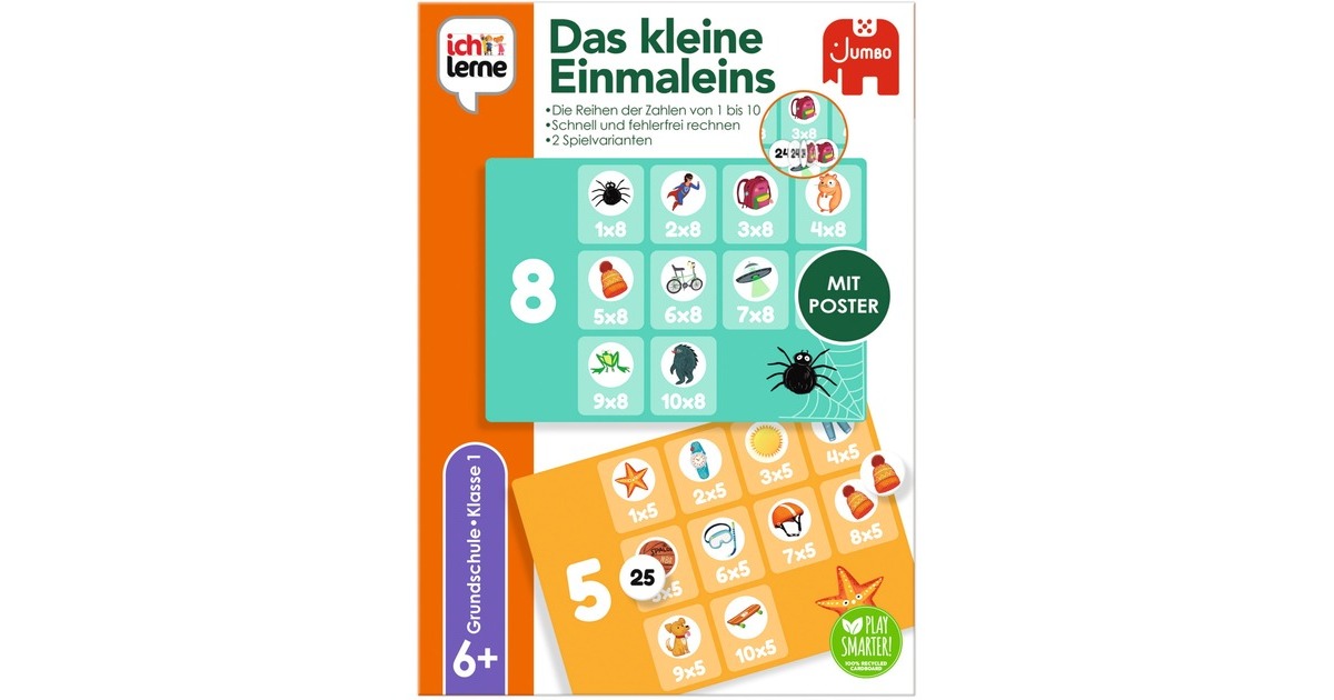 Jumbo Ich lerne - Das kleine Einmaleins, Lernspiel