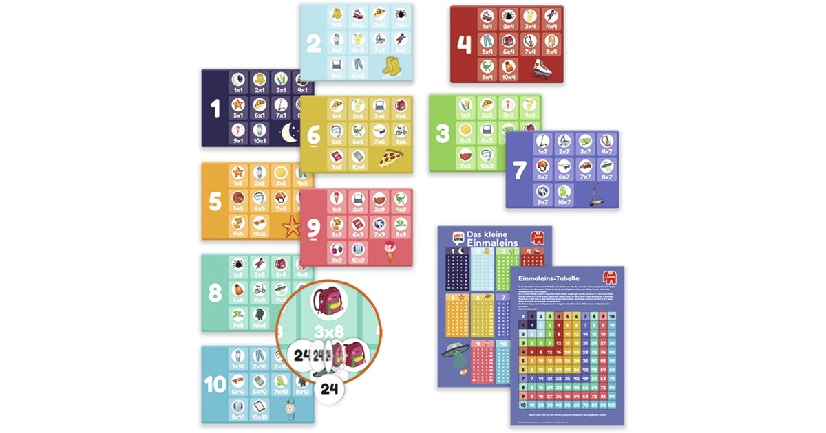Jumbo Ich lerne - Das kleine Einmaleins, Lernspiel