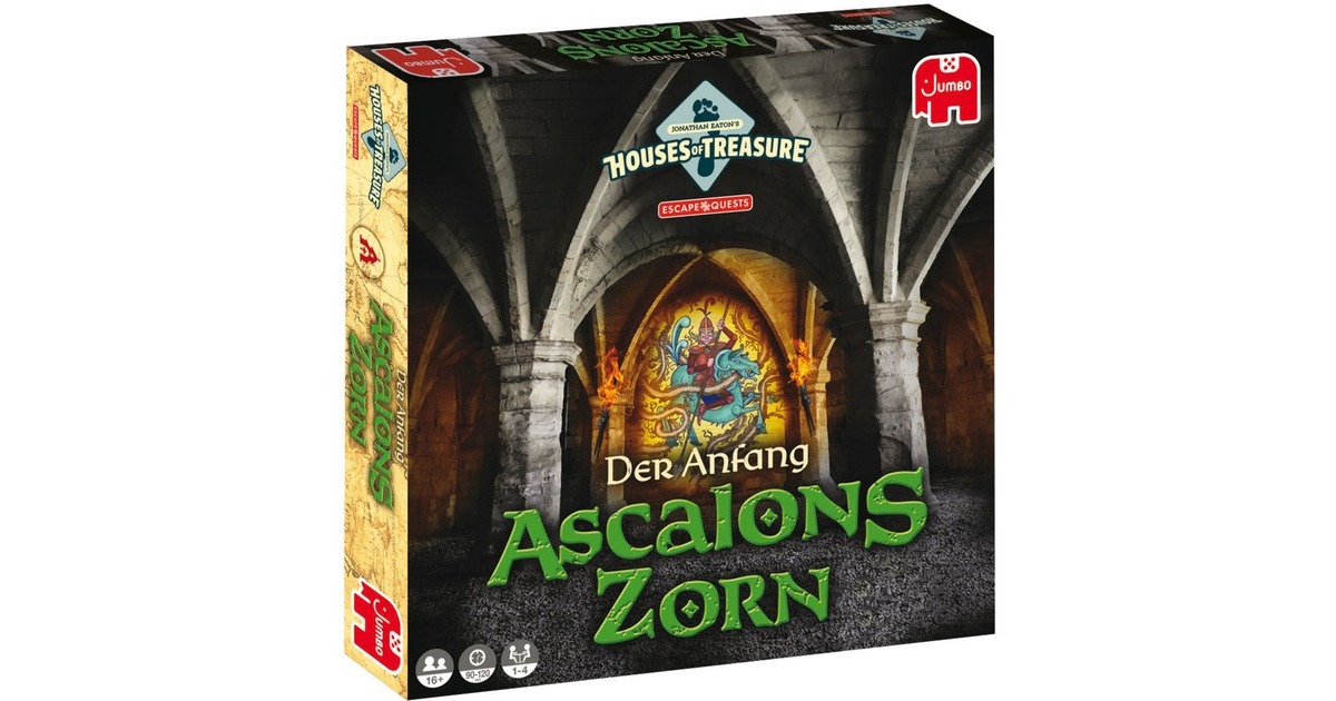 Jumbo Jonathan Eaton's Houses of Treasure: Episode 1 - Der Anfang - Ascalons Zorn, Brettspiel