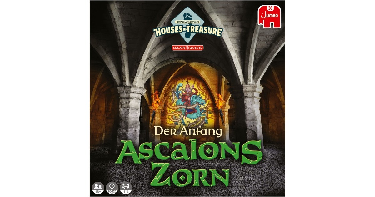 Jumbo Jonathan Eaton's Houses of Treasure: Episode 1 - Der Anfang - Ascalons Zorn, Brettspiel
