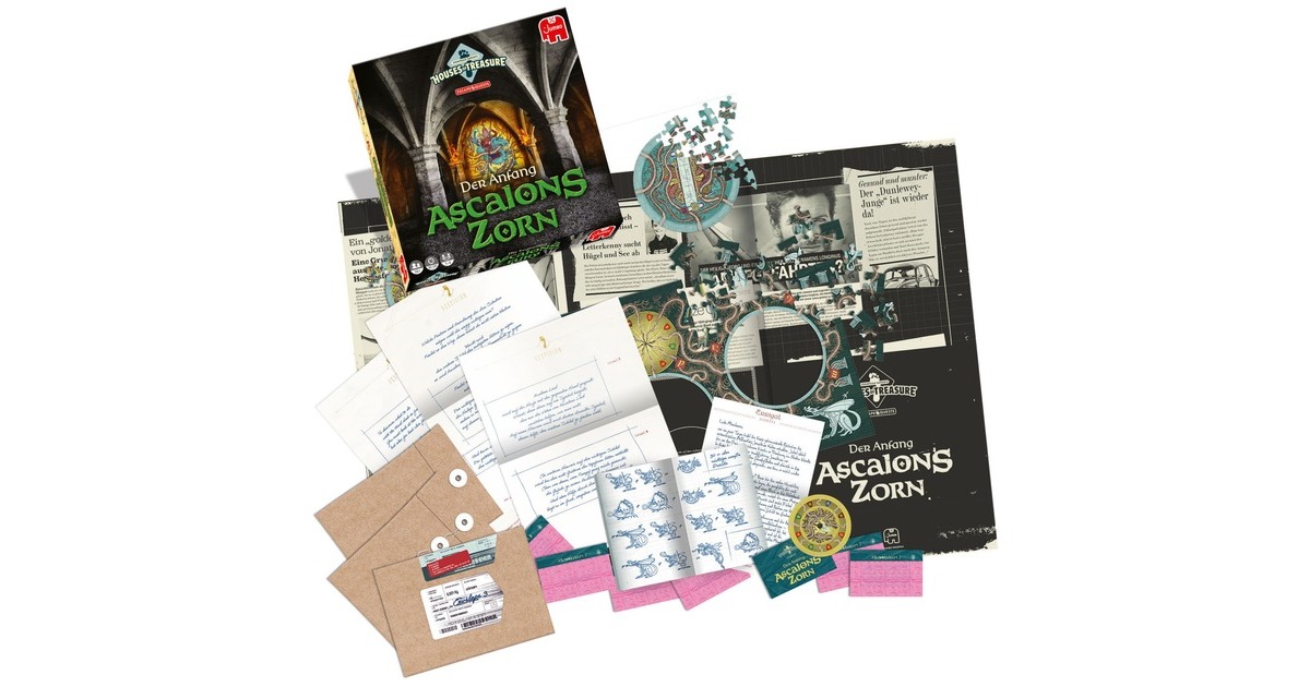 Jumbo Jonathan Eaton's Houses of Treasure: Episode 1 - Der Anfang - Ascalons Zorn, Brettspiel