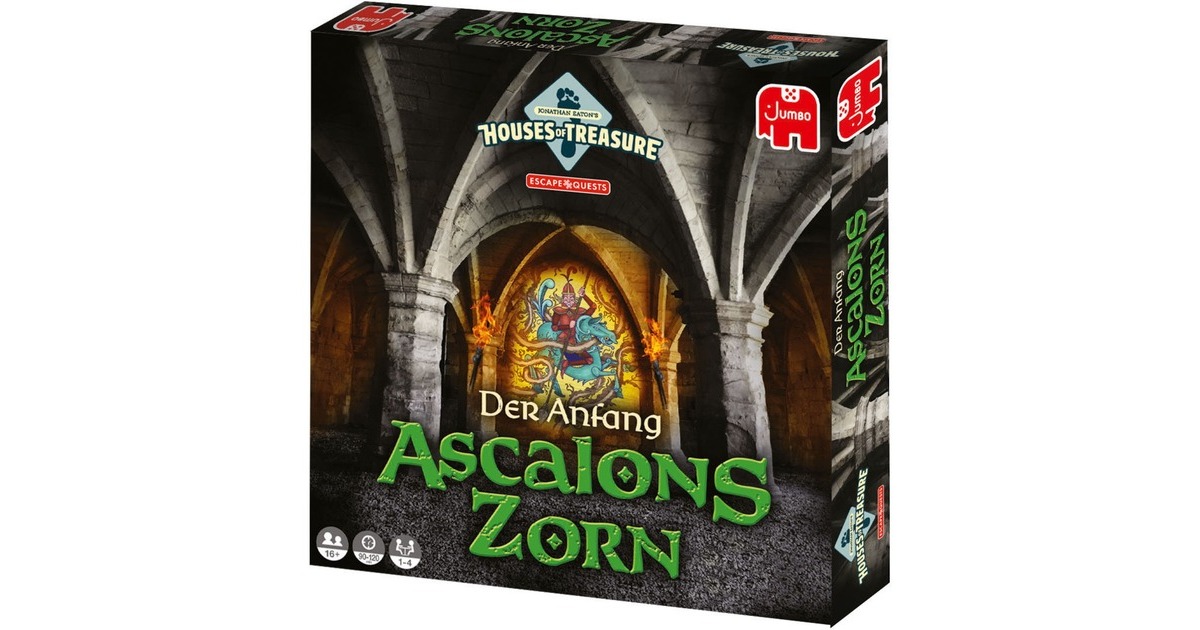 Jumbo Jonathan Eaton's Houses of Treasure: Episode 1 - Der Anfang - Ascalons Zorn, Brettspiel