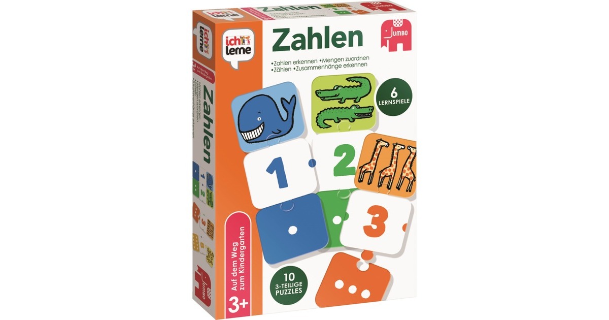 JumboIch lerne Zahlen, Buchstaben und Silben, Lernspiel