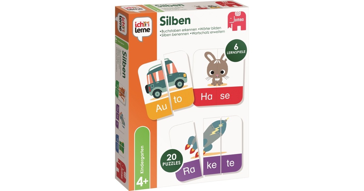JumboIch lerne Zahlen, Buchstaben und Silben, Lernspiel