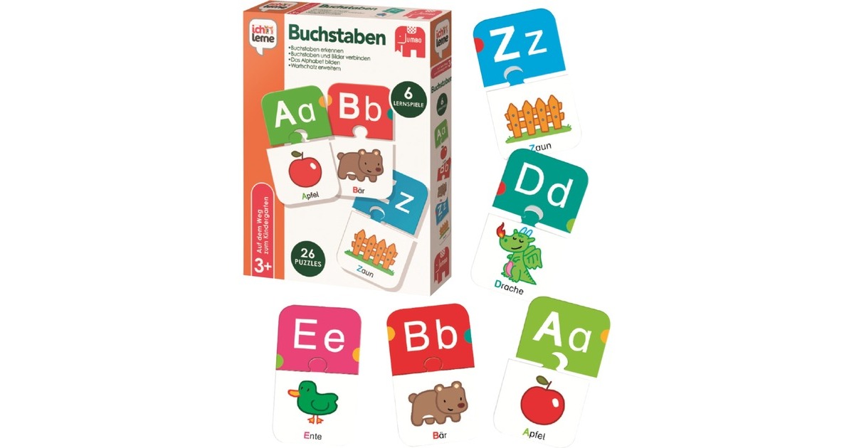 JumboIch lerne Zahlen, Buchstaben und Silben, Lernspiel