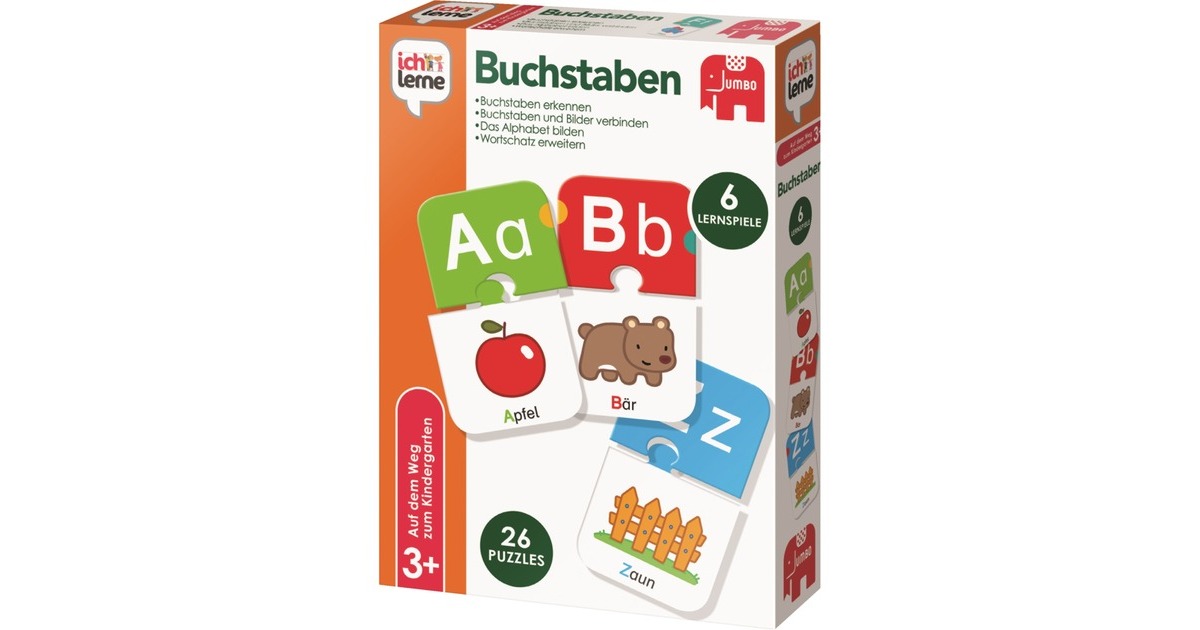 JumboIch lerne Zahlen, Buchstaben und Silben, Lernspiel