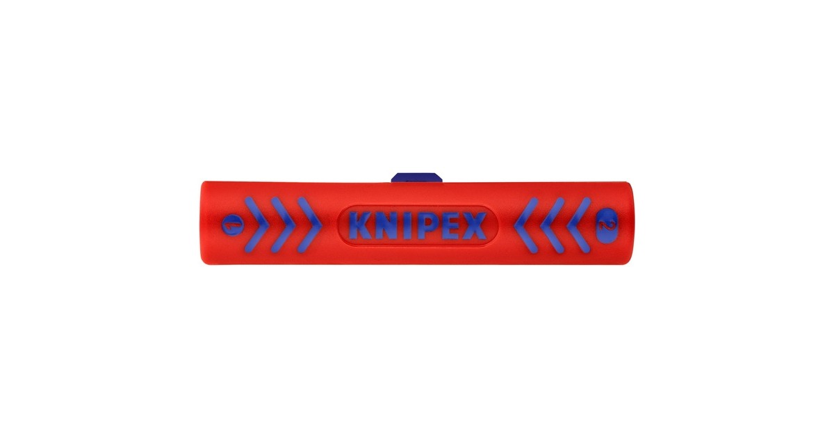KNIPEX Abisolierwerkzeug für Koax-Kabel 16 60 100 SB , Abisolier-/ Abmantelungswerkzeug(mit Öffnungsfeder und Sperrklinke) KNIPEX Abisolierwerkzeug für Koax-Kabel 16 60 100 SB , Abisolier-/ Abmantelungswerkzeug(mit Öffnungsfeder und Sperrklinke)