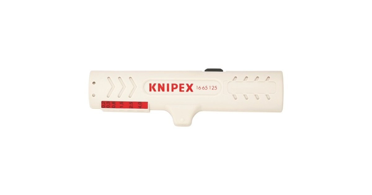 KNIPEX Abmantelungswerkzeug für Datenkabel 16 65 125 SB, Abisolier-/ Abmantelungswerkzeug(Befestigungsclip, Öffnungsfeder und Sperrklinke) KNIPEX Abmantelungswerkzeug für Datenkabel 16 65 125 SB, Abisolier-/ Abmantelungswerkzeug(Befestigungsclip, Öffnungsfeder und Sperrklinke)