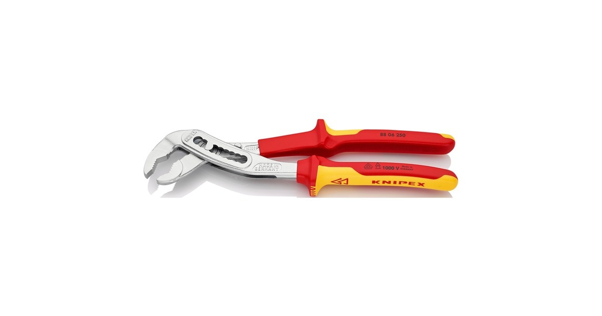 KNIPEX Alligator 88 06 250, 250mm, Rohr- / Wasserpumpen-Zange(Wasserpumpenzange, 9-stufig, VDE)