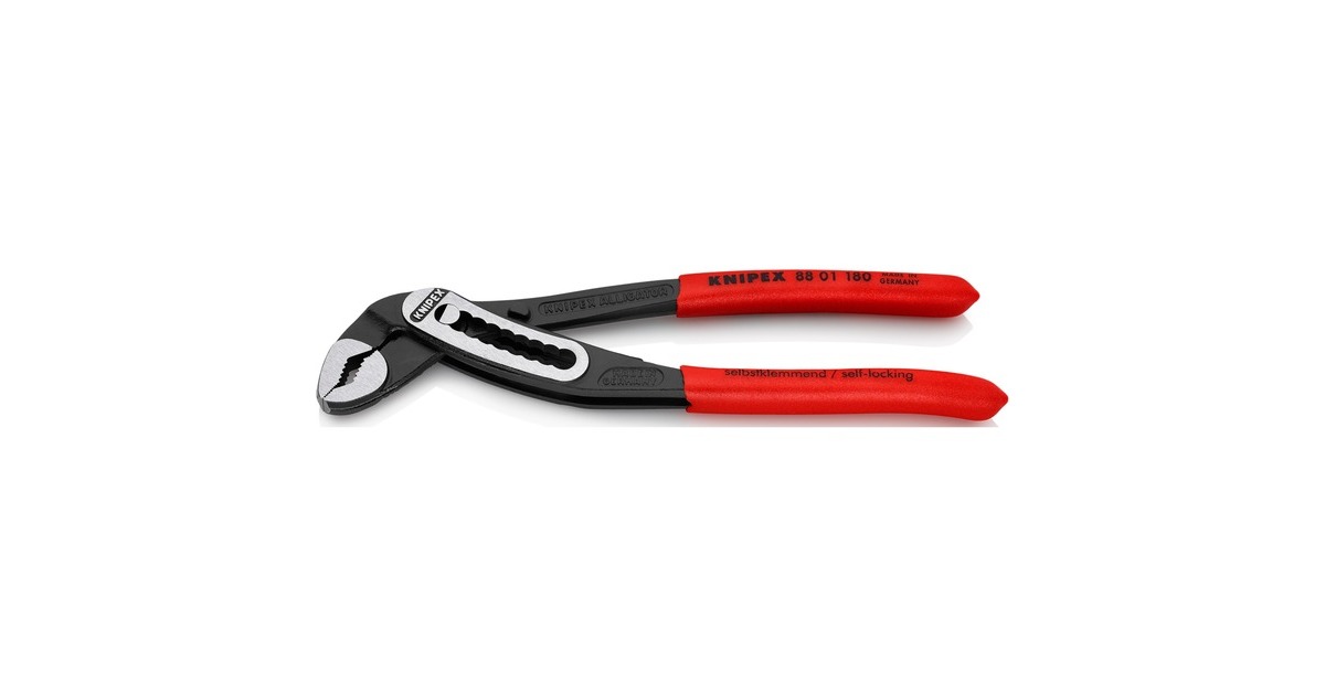 KNIPEX Alligator-Paket 00 20 09 V03, Zangen-Set(rot, 3-teilig, gezahnte Griffflächen)