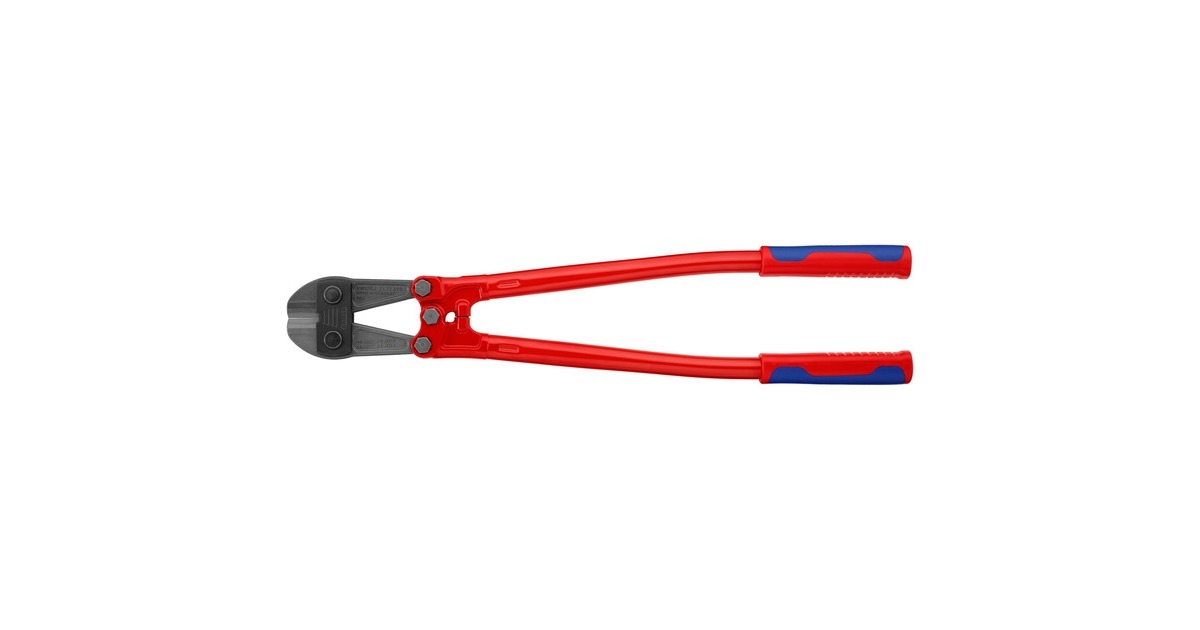 KNIPEX Bolzenschneider 71 72 610, Schneid-Zange(rot/blau, Länge 610mm, 12-fach einstellbar, mit Dämpfer) KNIPEX Bolzenschneider 71 72 610, Schneid-Zange(rot/blau, Länge 610mm, 12-fach einstellbar, mit Dämpfer)