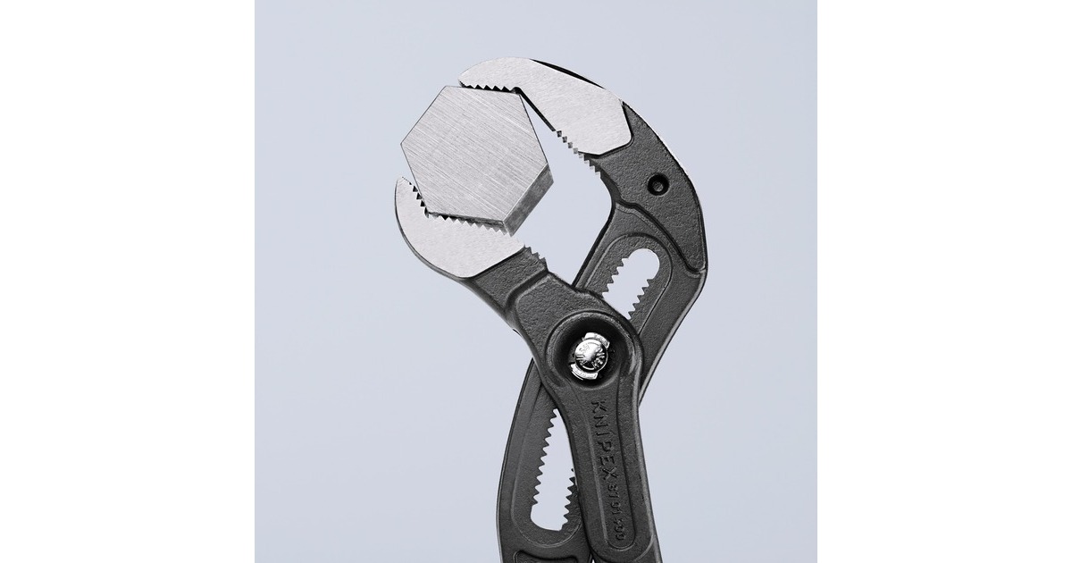 KNIPEX Cobra XL 87 01 400, 400mm, Rohr- / Wasserpumpen-Zange(schwarz/rot, Wasserpumpenzange, 27-fach verstellbar)