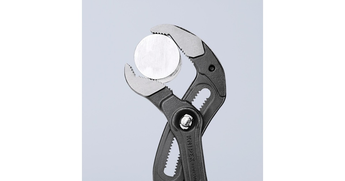 KNIPEX Cobra XL 87 01 400, 400mm, Rohr- / Wasserpumpen-Zange(schwarz/rot, Wasserpumpenzange, 27-fach verstellbar)