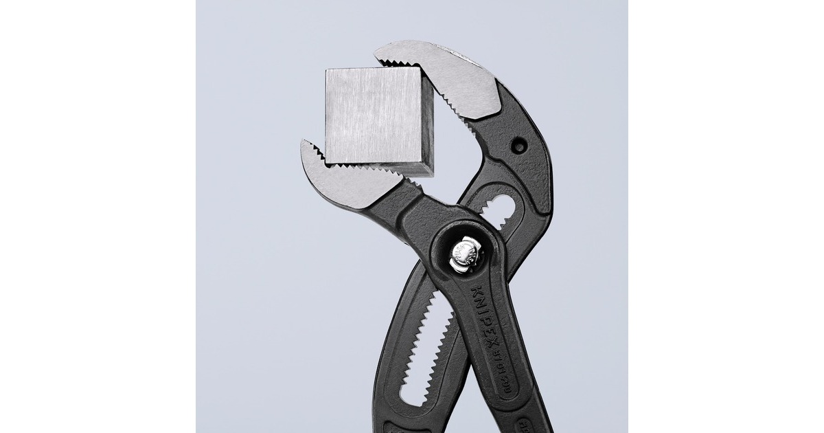 KNIPEX Cobra XL 87 01 400, 400mm, Rohr- / Wasserpumpen-Zange(schwarz/rot, Wasserpumpenzange, 27-fach verstellbar)