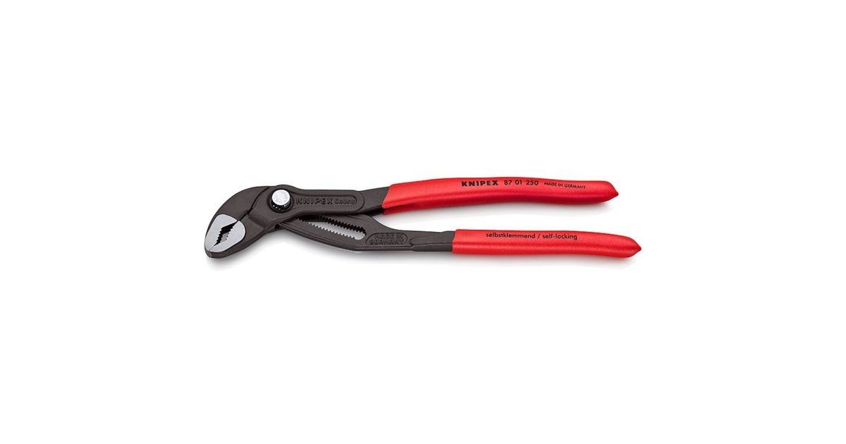 KNIPEX Cobra Zangen-Set 003120V01, 2-teilig(rot/schwarz)