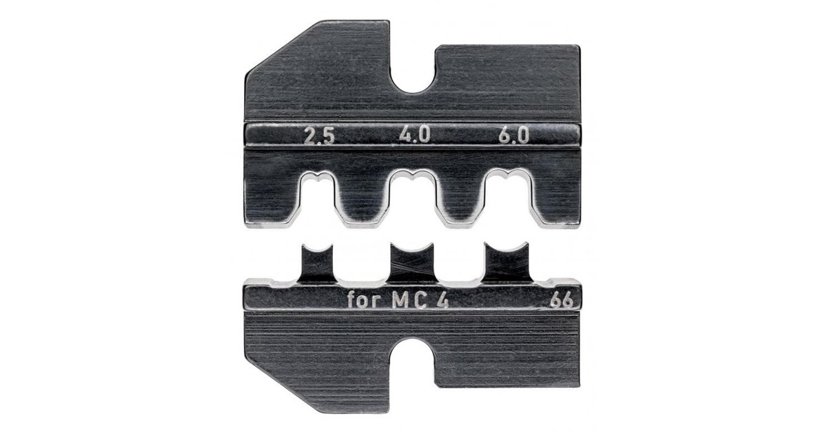 KNIPEX Crimpeinsatz 97 49 66 für Solar-Steckverbinder MC4, Crimpzange(für KNIPEX Crimp-Systemzange Artikel-Nr. 97 43 xx) KNIPEX Crimpeinsatz 97 49 66 für Solar-Steckverbinder MC4, Crimpzange(für KNIPEX Crimp-Systemzange Artikel-Nr. 97 43 xx)
