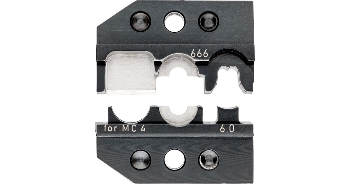 KNIPEX Crimpeinsatz für Solar-Steckverbinder MC4 (6 mm²), Crimpzange(für KNIPEX Crimp-Systemzange Artikel-Nr. 97 43 xx) KNIPEX Crimpeinsatz für Solar-Steckverbinder MC4 (6 mm²), Crimpzange(für KNIPEX Crimp-Systemzange Artikel-Nr. 97 43 xx)