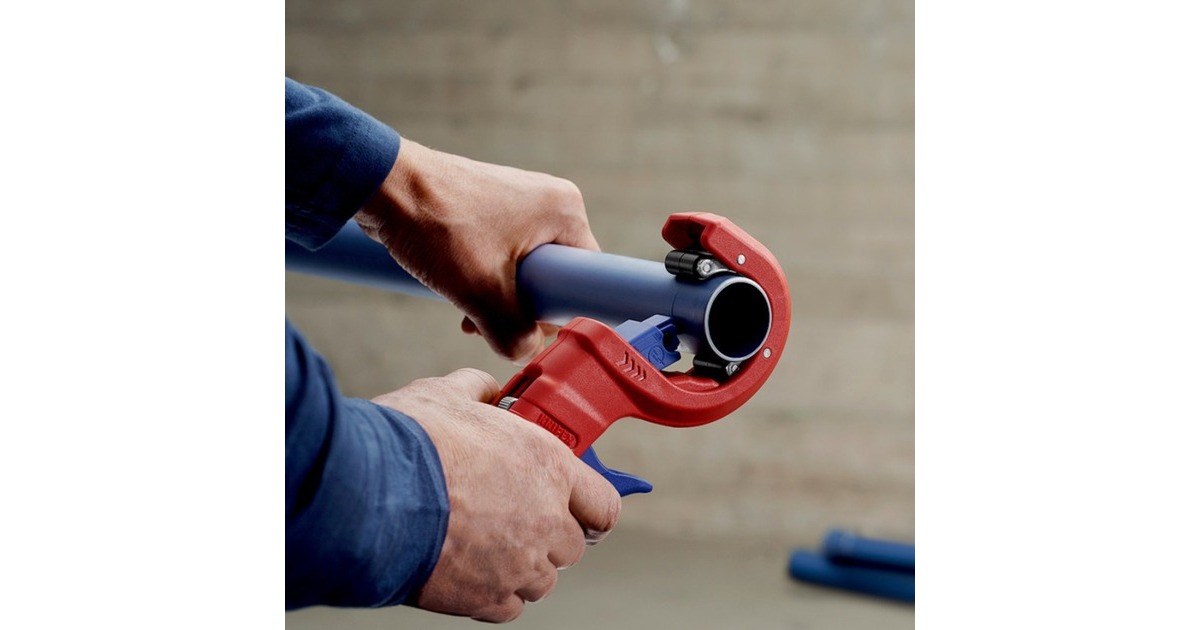 KNIPEX DP50 Rohrschneider 90 23 01 BK(rot/blau)