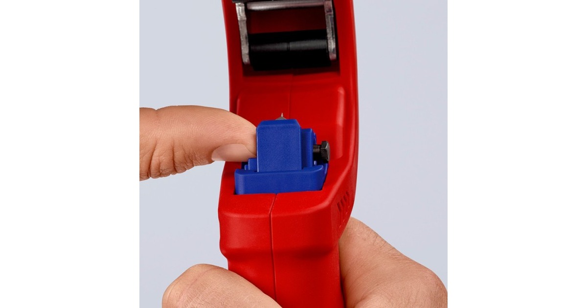 KNIPEX DP50 Rohrschneider 90 23 01 BK(rot/blau)