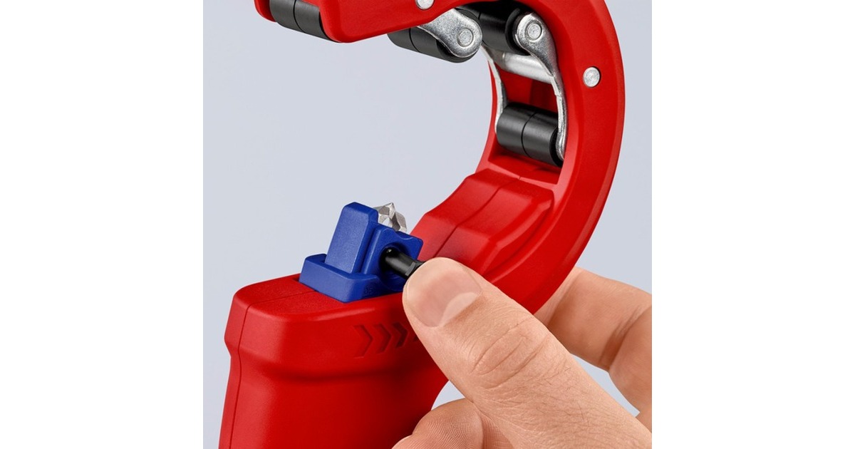 KNIPEX DP50 Rohrschneider 90 23 01 BK(rot/blau)