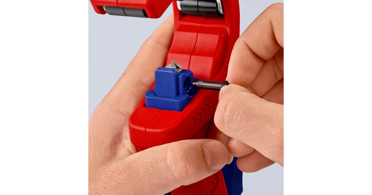 KNIPEX DP50 Rohrschneider 90 23 01 BK(rot/blau)