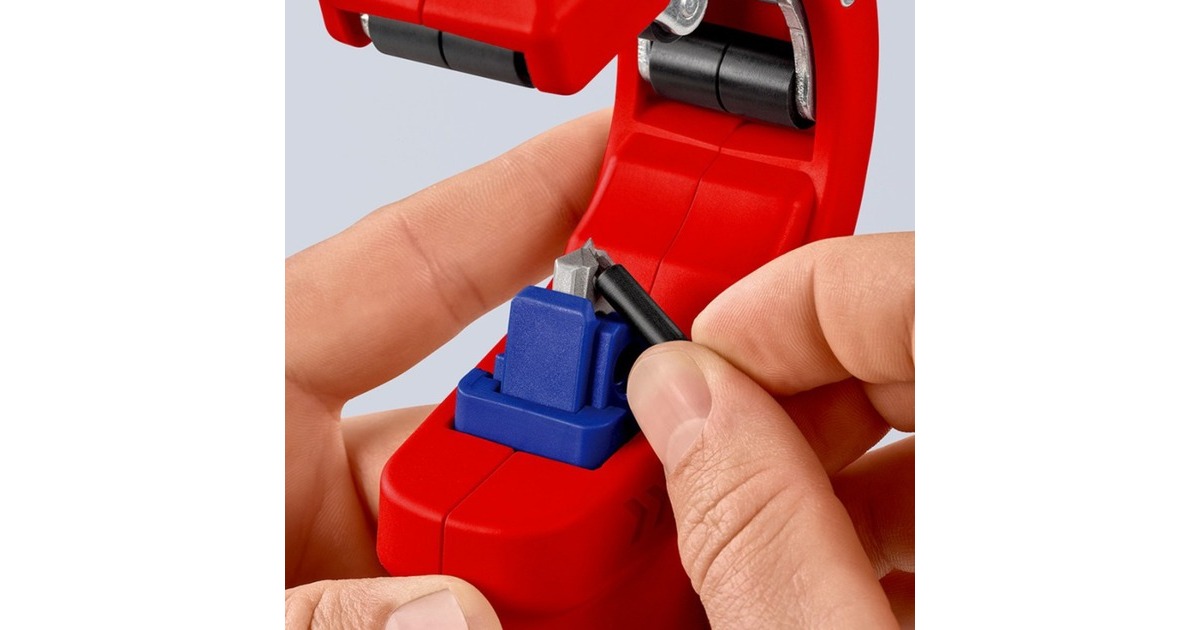 KNIPEX DP50 Rohrschneider 90 23 01 BK(rot/blau)