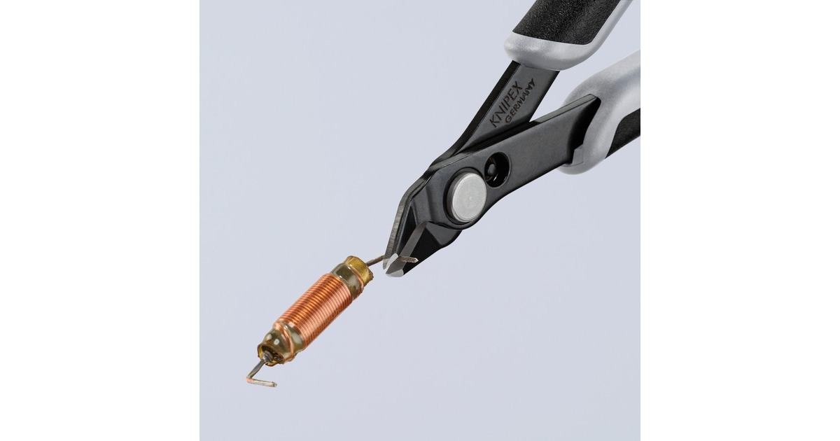 KNIPEX Electronic Super Knips ESD, 78 61 125 ESD, Elektronik-Zange(mit Öffnungsfeder)