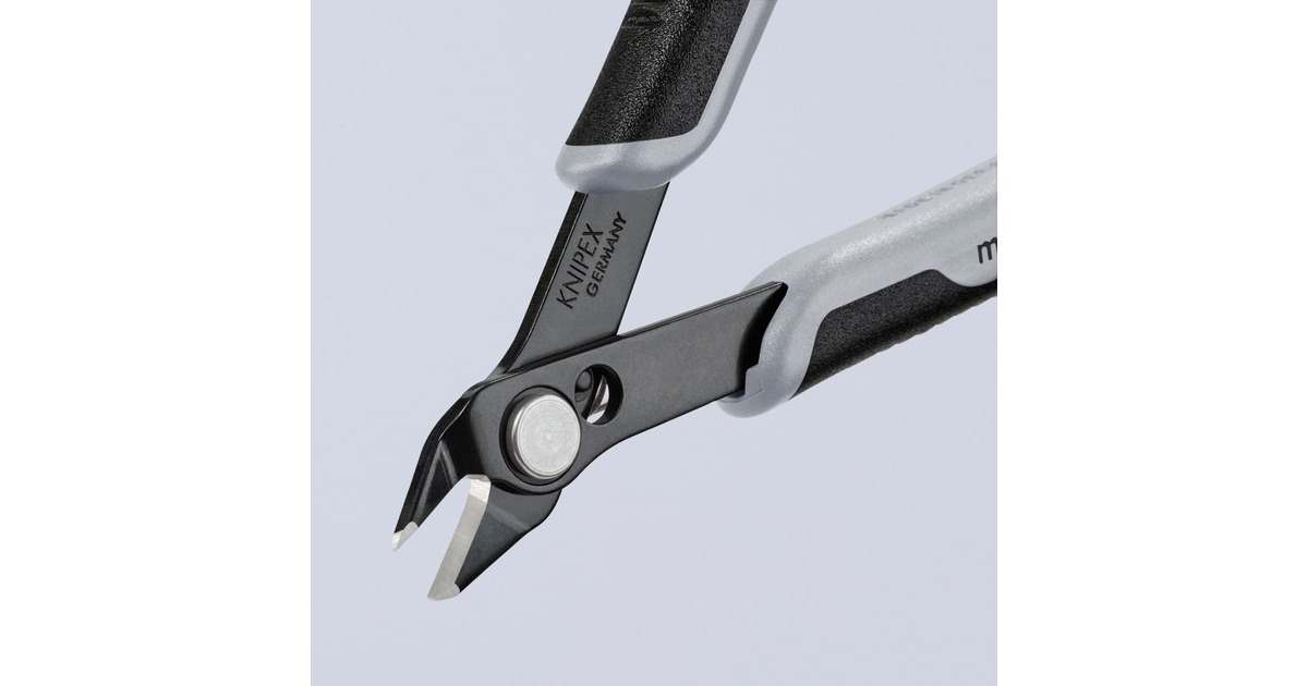 KNIPEX Electronic Super Knips ESD, 78 61 125 ESD, Elektronik-Zange(mit Öffnungsfeder)