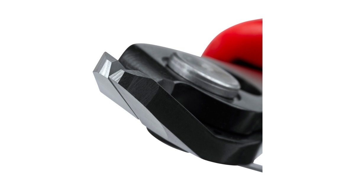 KNIPEX Electronic Super Knips XL 7861140, Elektronik-Zange(rot/blau, mit Öffnungsfeder)