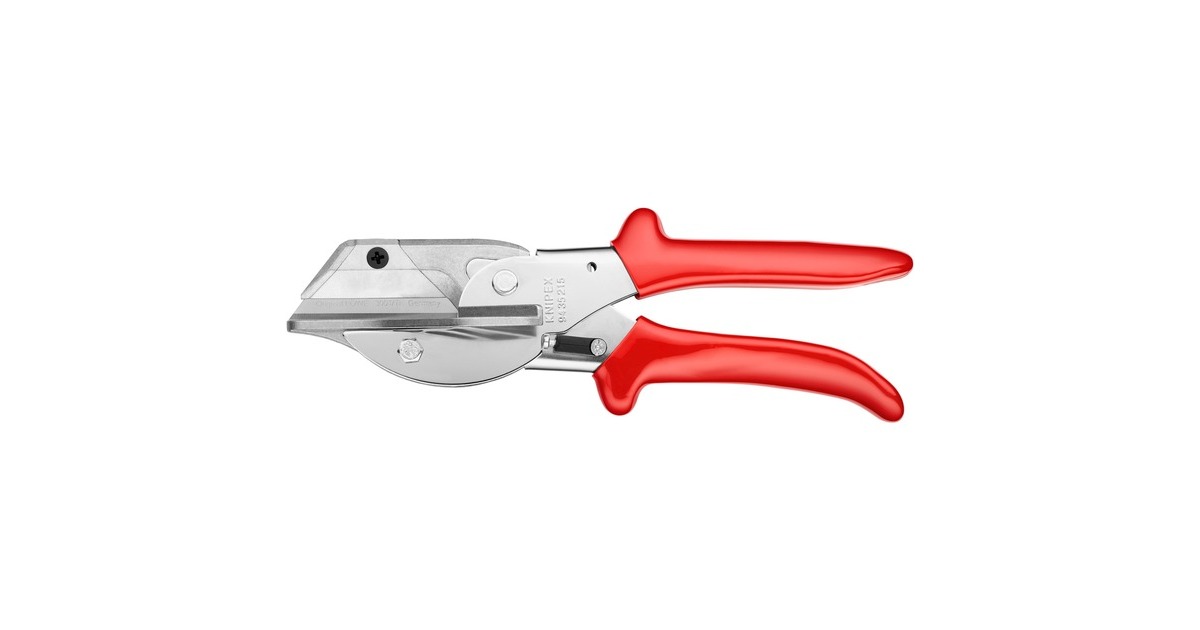 KNIPEX Gehrungsschere 94 35 215 , Schneid-Zange(für Kunststoff- und Gummiprofile)