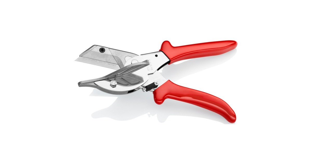 KNIPEX Gehrungsschere 94 35 215 , Schneid-Zange(für Kunststoff- und Gummiprofile)