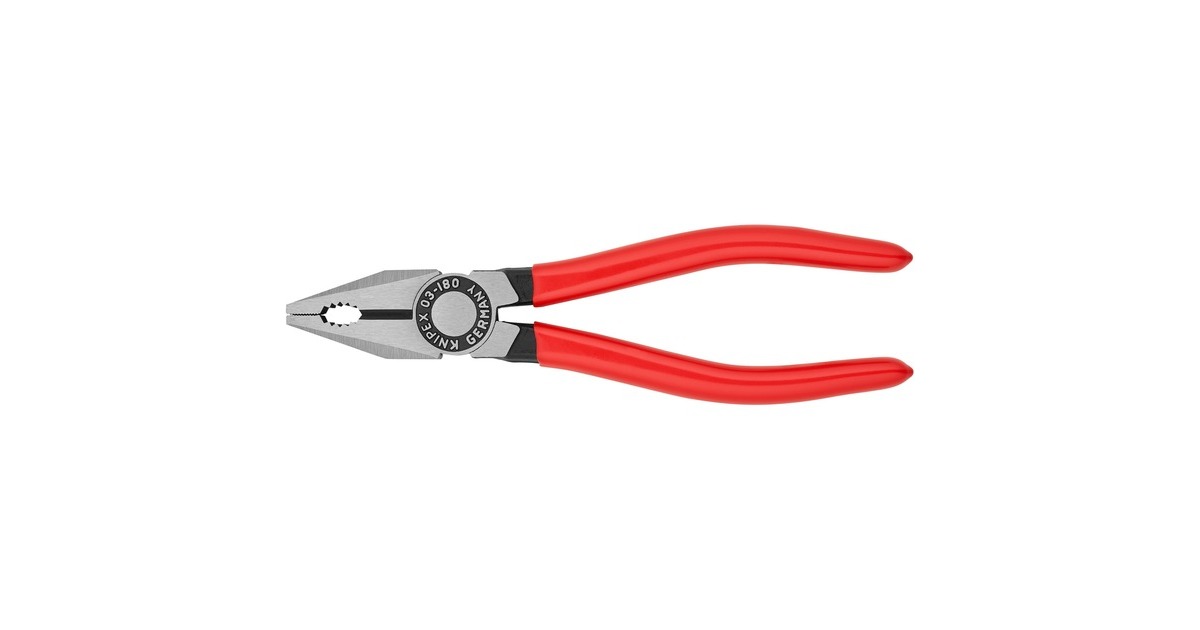 KNIPEX Kombizange 03 01 180(rot)
